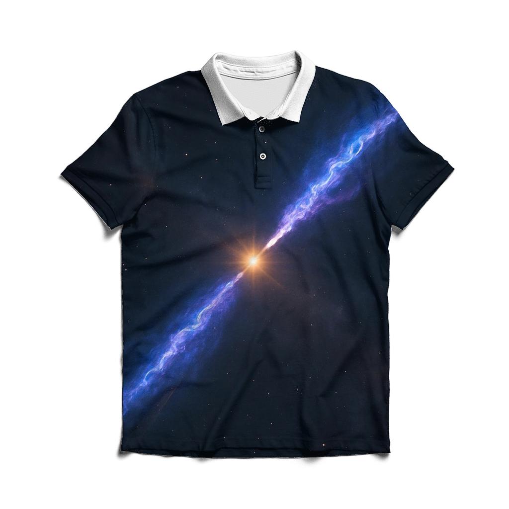 Bipolar Jet Outflow Sheets personalized polo shirts