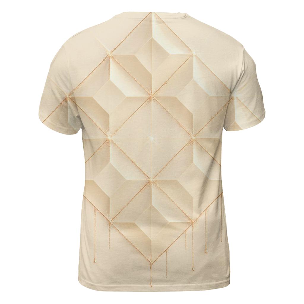 Champagne Prism Lattice personalized full print shirts