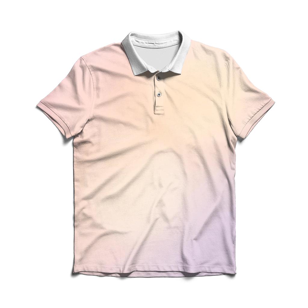 Cotton Candy Halo Bloom stylish collar polo tees