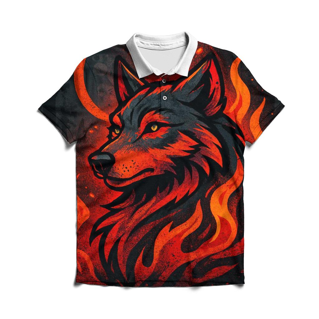 Ember Crown Wildheart premium cotton polo shirts