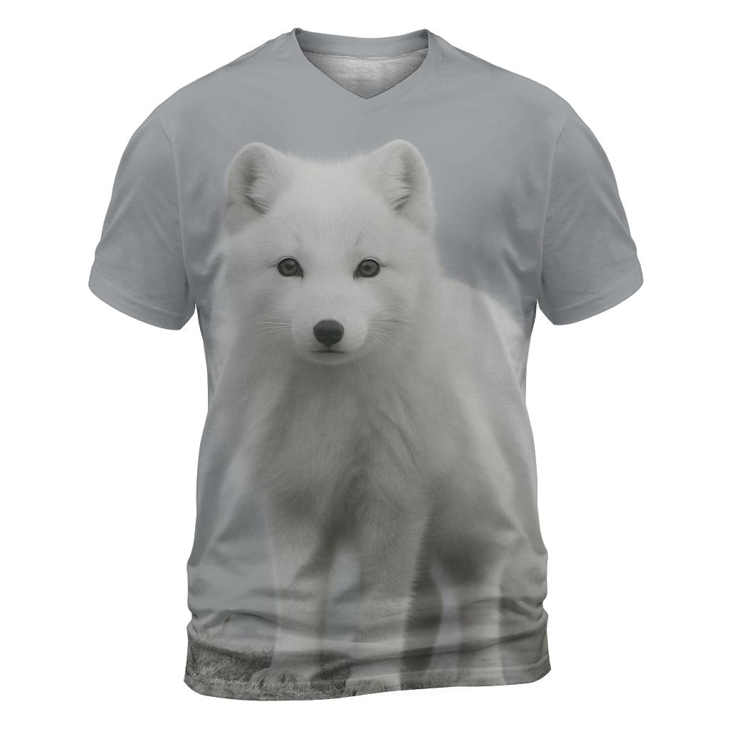 Fogline Sentinel Arctic Fox creative print fashion shirts