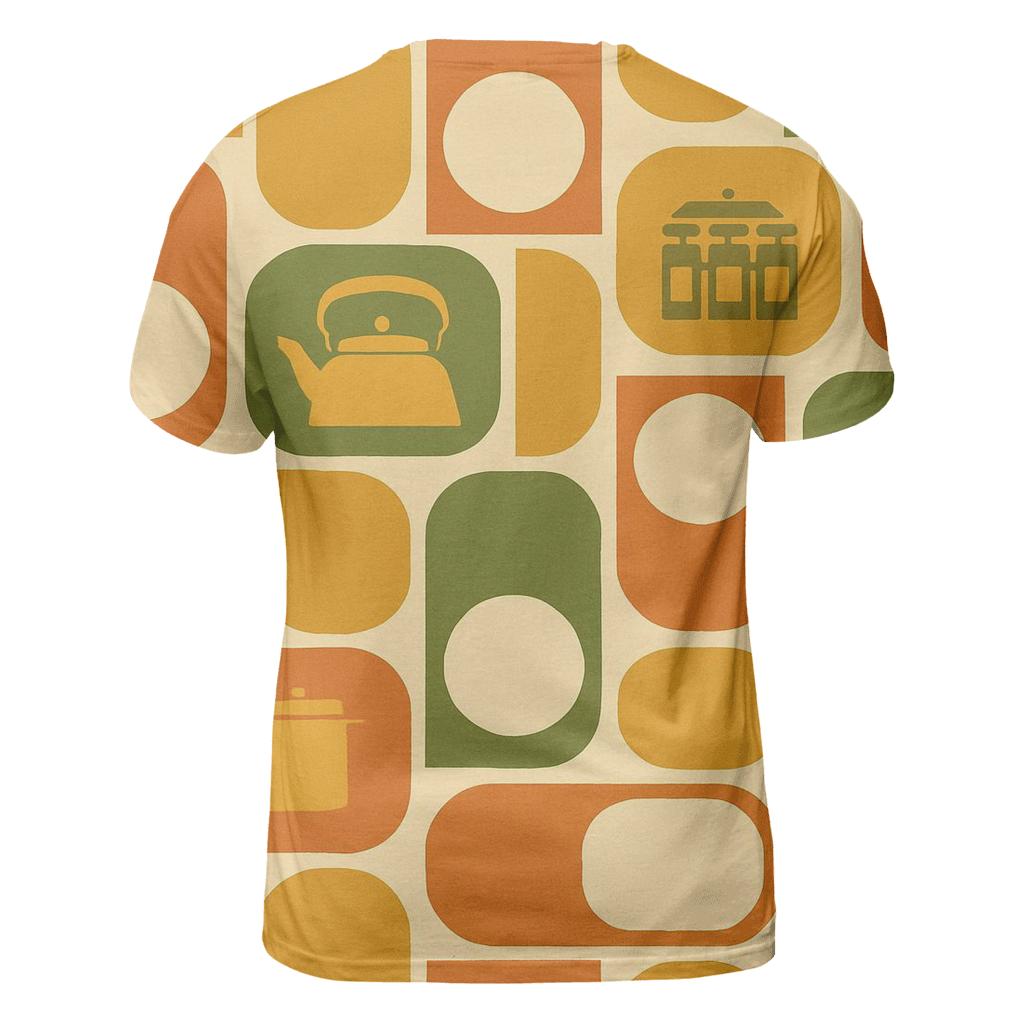 Harvest Gold Kitchen Geometry custom all-over print shirts