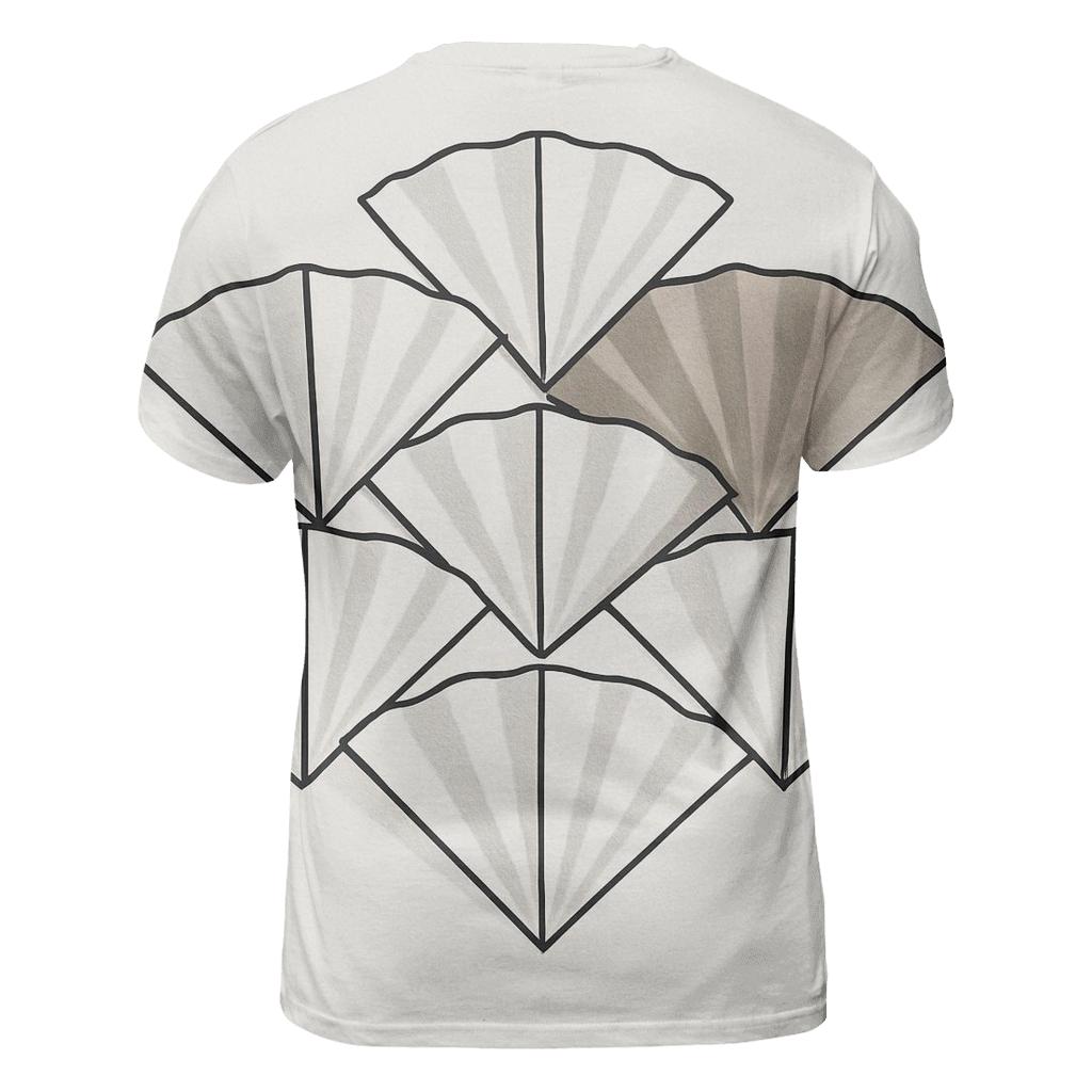 Filter Fold Geometry vibrant all-over design tees