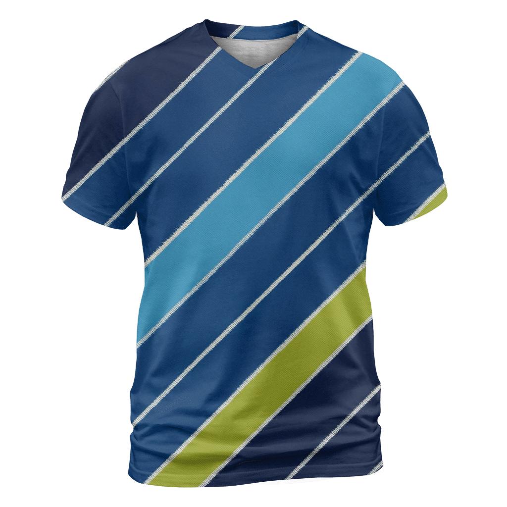 Arashi Meteor Shear Diagonals vibrant all-over design tees
