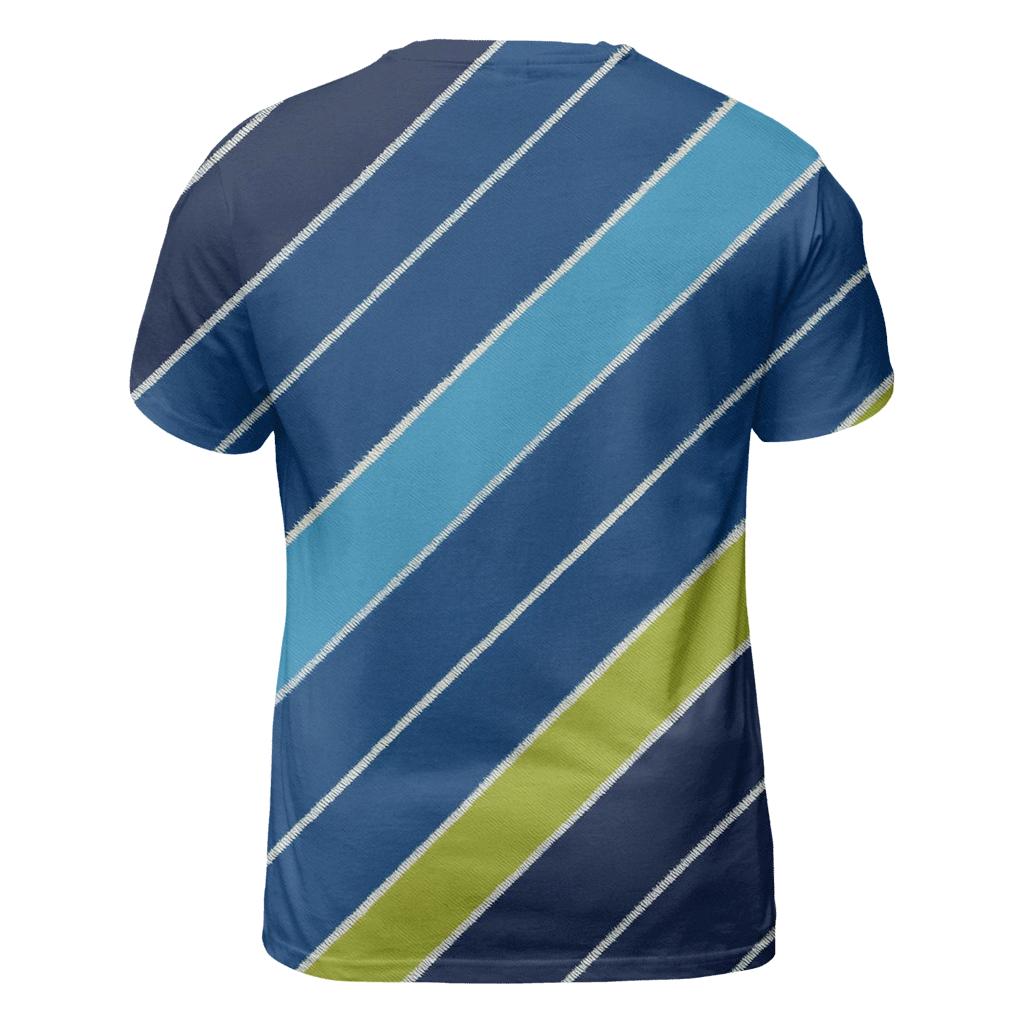 Arashi Meteor Shear Diagonals vibrant all-over design tees