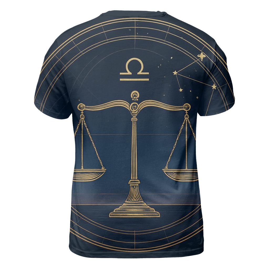 Libra Equinox Scales Star Chart statement graphic shirts