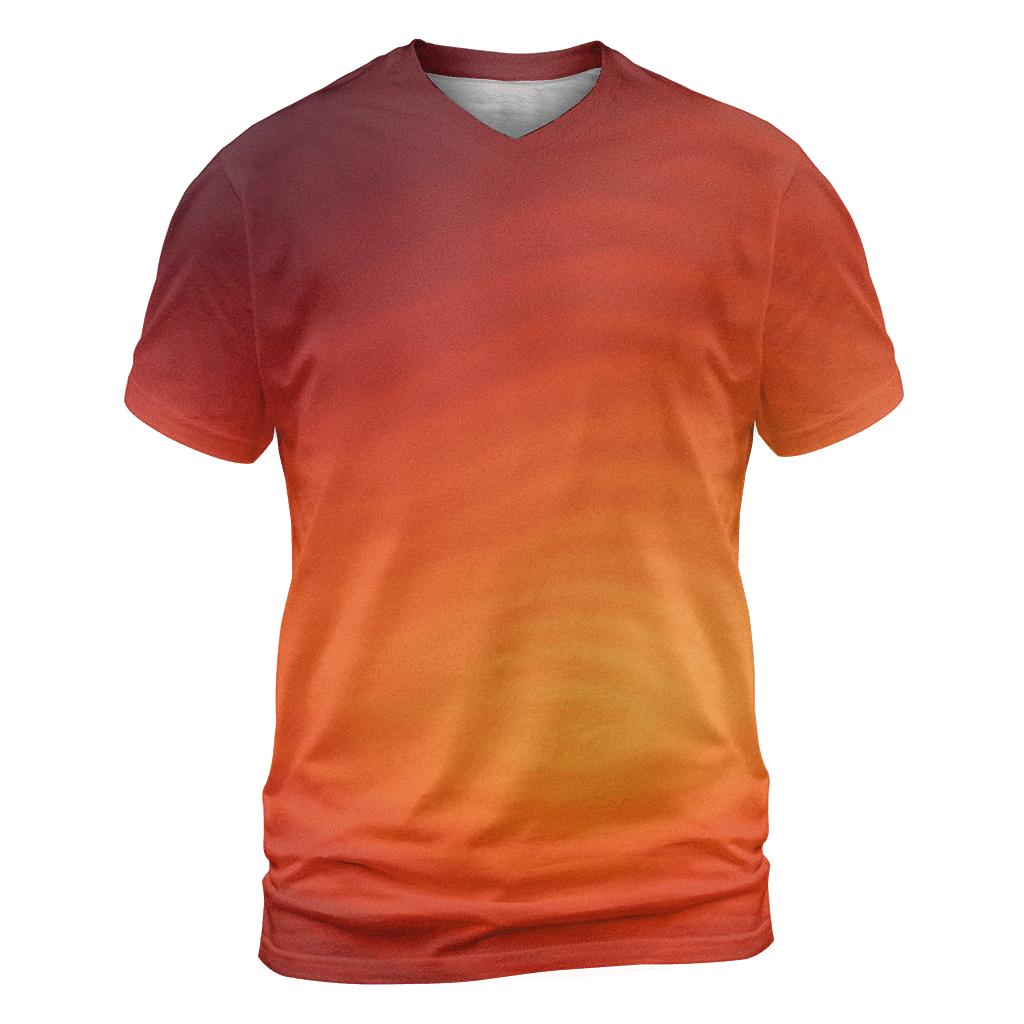 Molten Sunset Ripple custom all-over print shirts