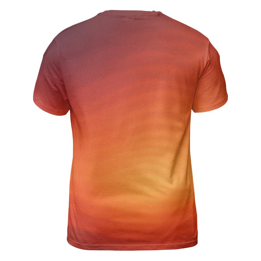 Molten Sunset Ripple custom all-over print shirts