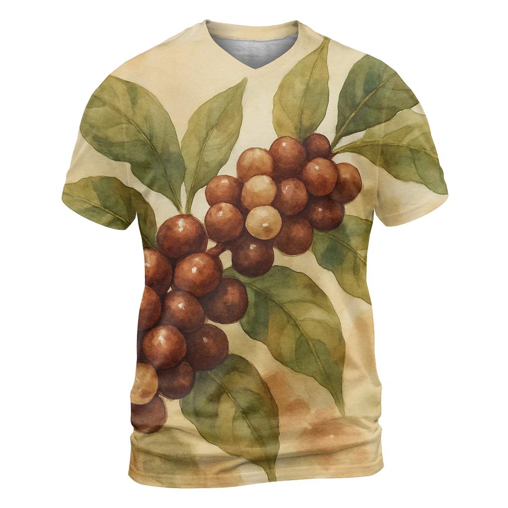 Cherry Canopy Branch statement graphic shirts