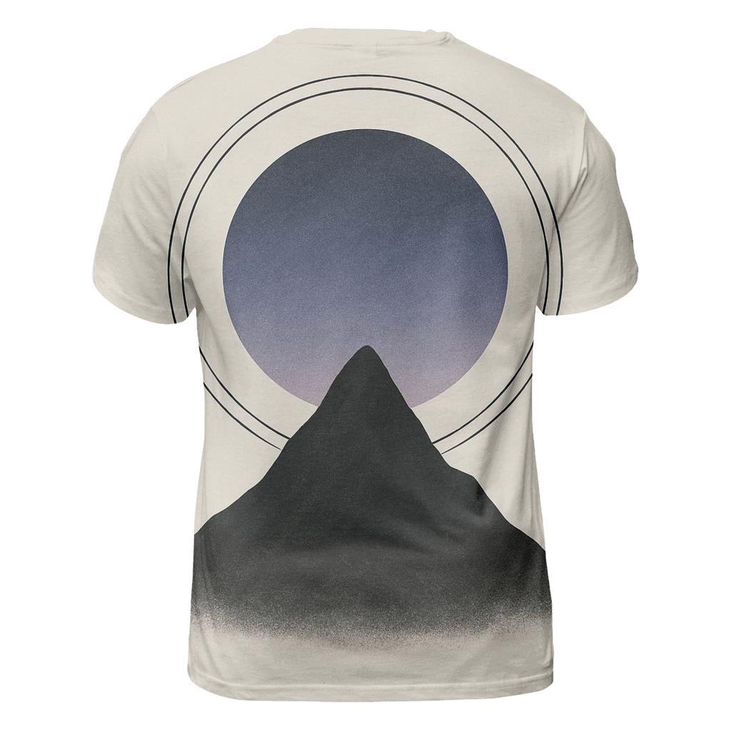 Mountain Silence Geometry designer pattern shirts