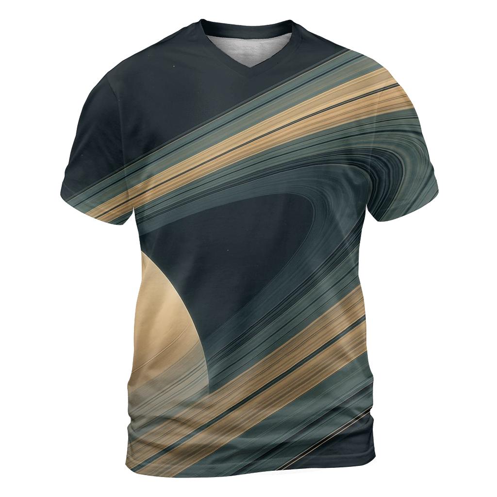 Ring Plane Horizon Bands unique graphic print tees