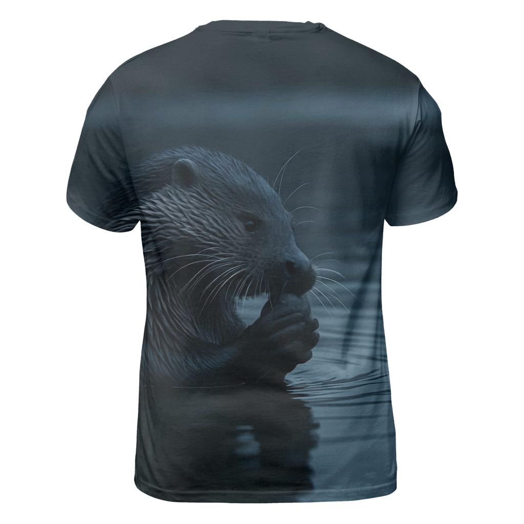 River Glass Eurasian Otter statement graphic shirts