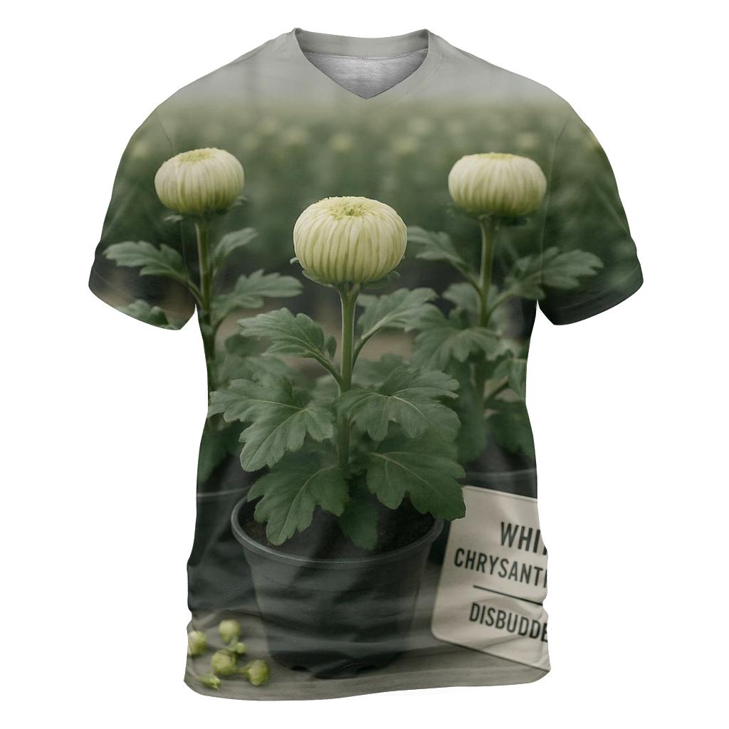 Chrysanthemum Disbudding Notes In A Fall Greenhouse unique graphic print tees