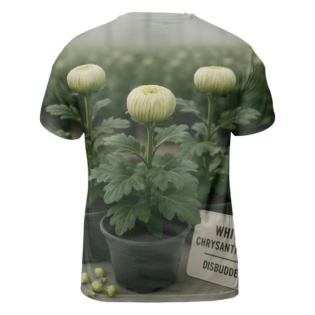 Chrysanthemum Disbudding Notes In A Fall Greenhouse unique graphic print tees