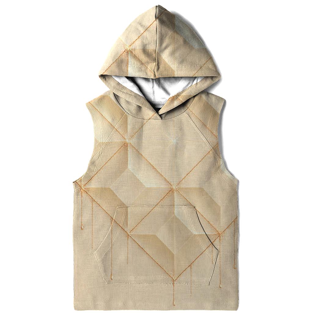 Champagne Prism Lattice embroidered hoodies