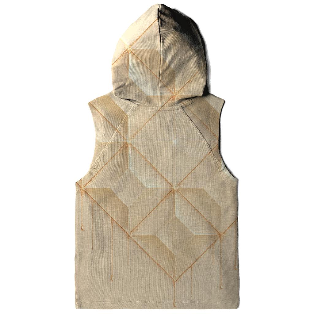 Champagne Prism Lattice embroidered hoodies