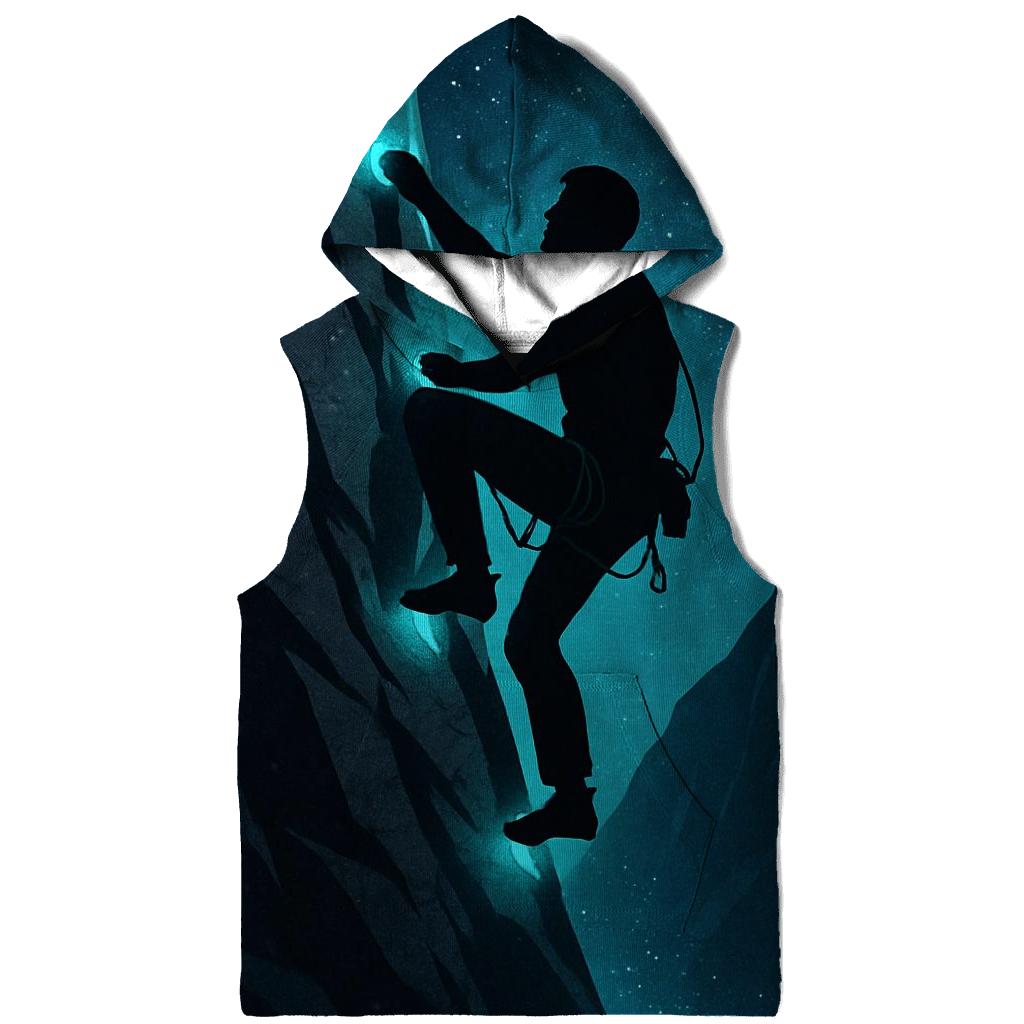 Gravity Defying Rock Climbing Ascent custom hoodies