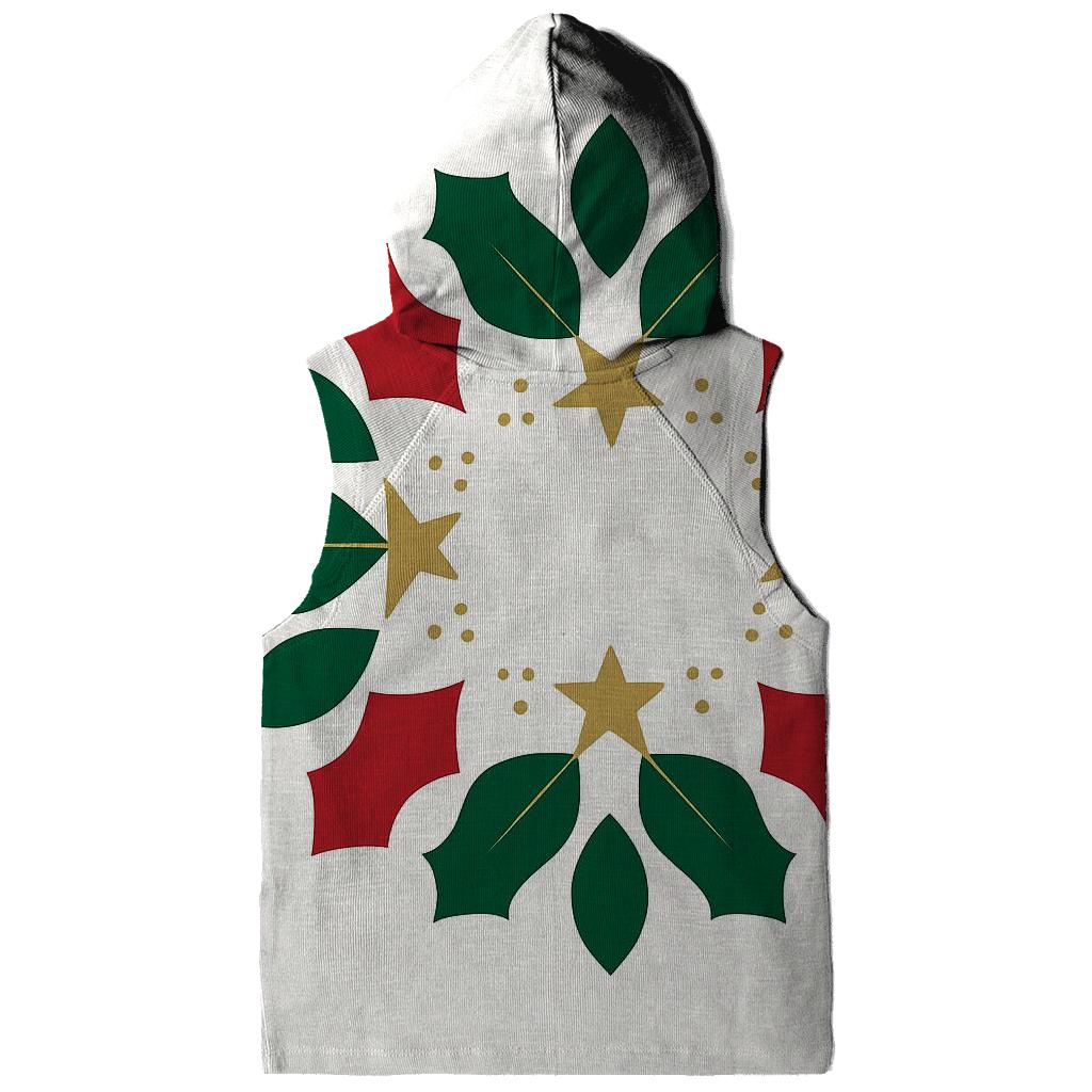 Starlit Holly Orbit Wreath lightweight hoodies