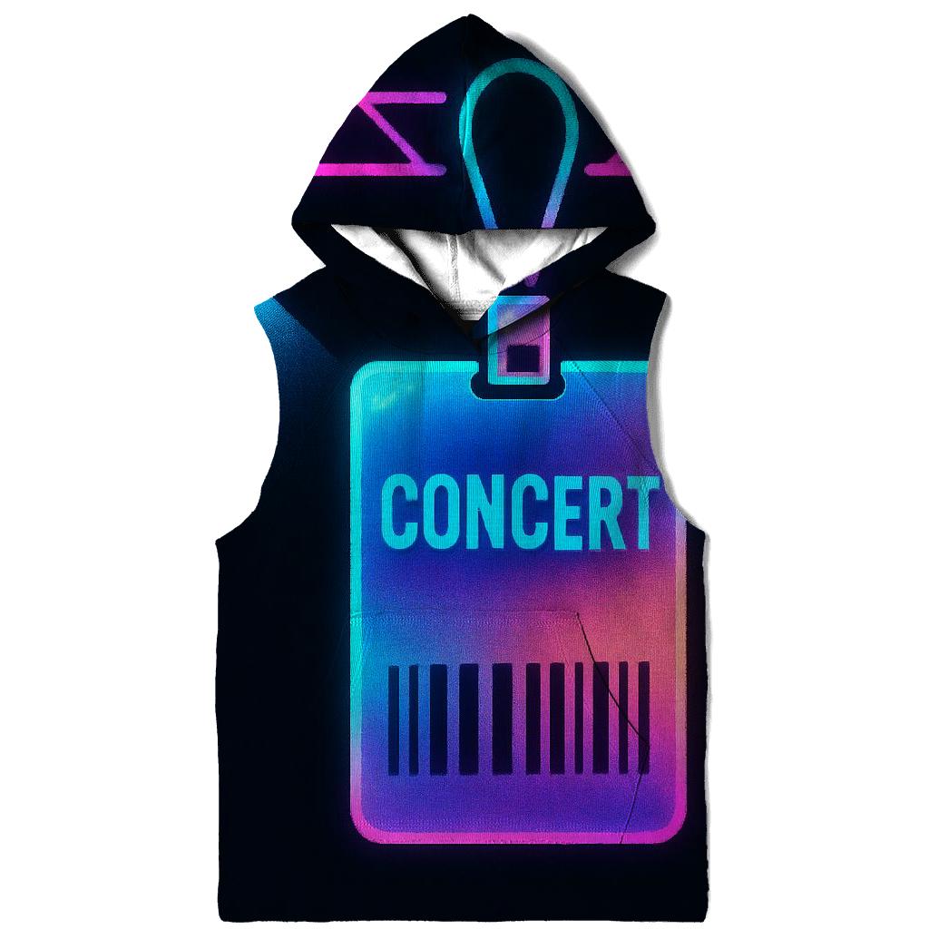 Neon Backstage Pass heavyweight hoodies