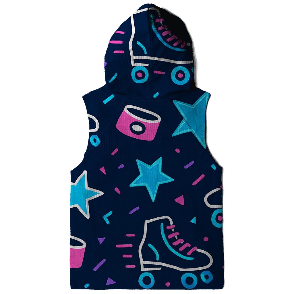 Roller Rink Neon Confetti pullover hoodies