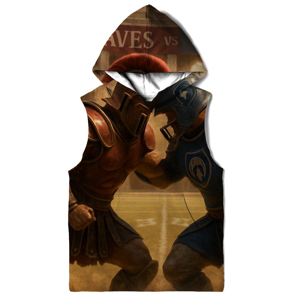 Ancient Colosseum Clash Braves Versus Cubs heavyweight hoodies