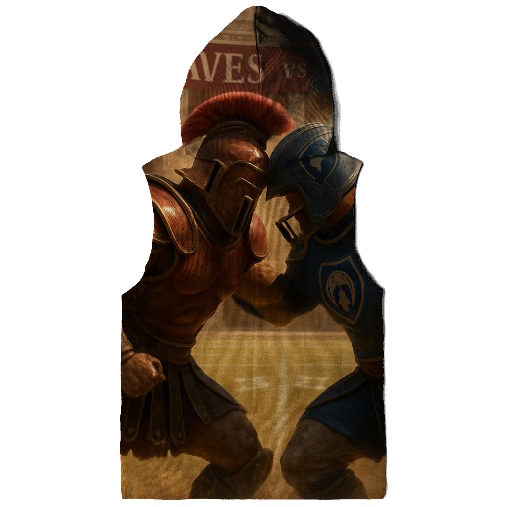 Ancient Colosseum Clash Braves Versus Cubs heavyweight hoodies