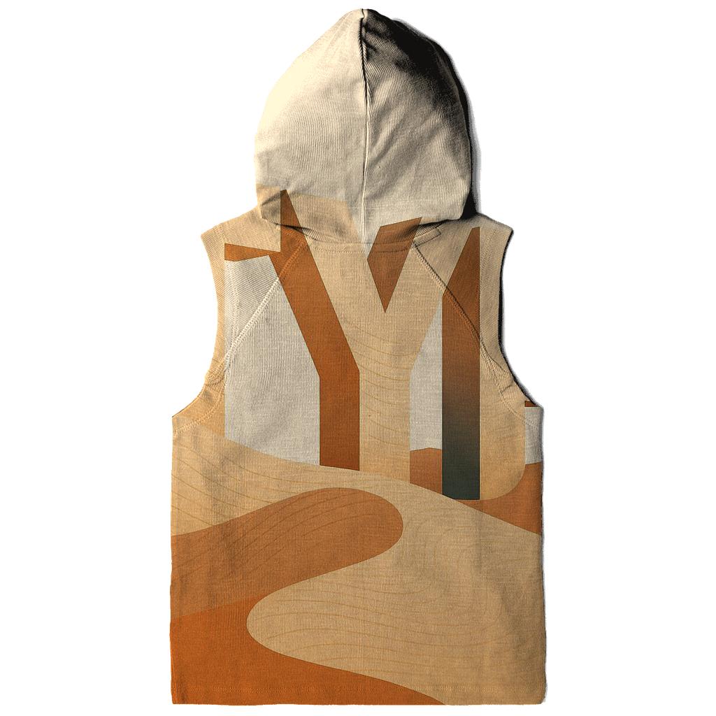 Desert Mirage Typography Dunes custom hoodies
