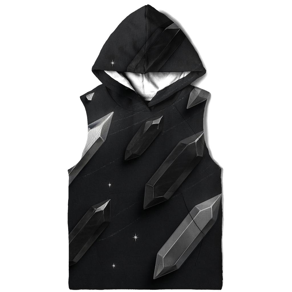 Charcoal Gemstone Drift printed hoodies