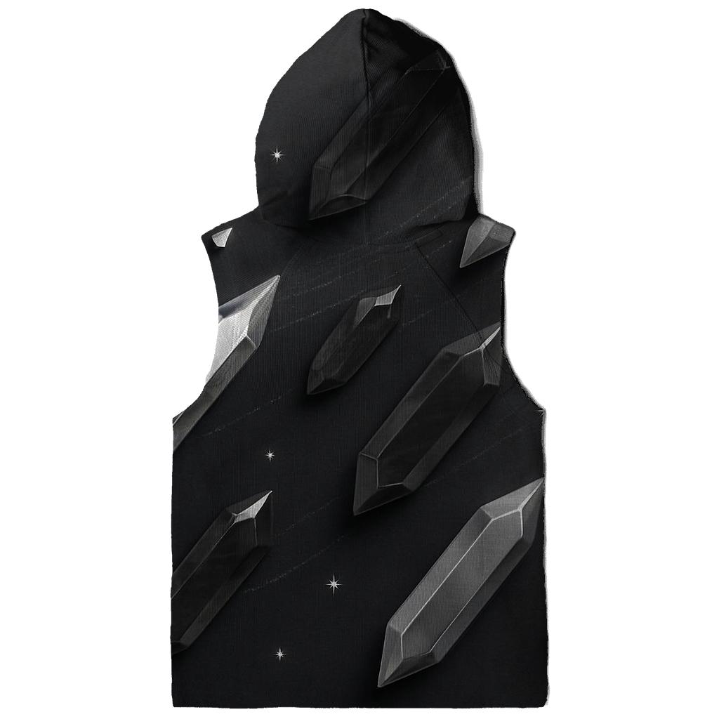 Charcoal Gemstone Drift printed hoodies