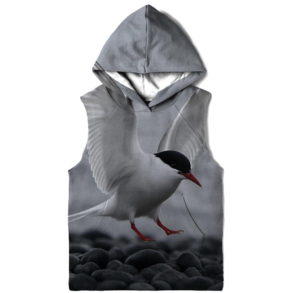 Basalt Runner Arctic Tern printed hoodies