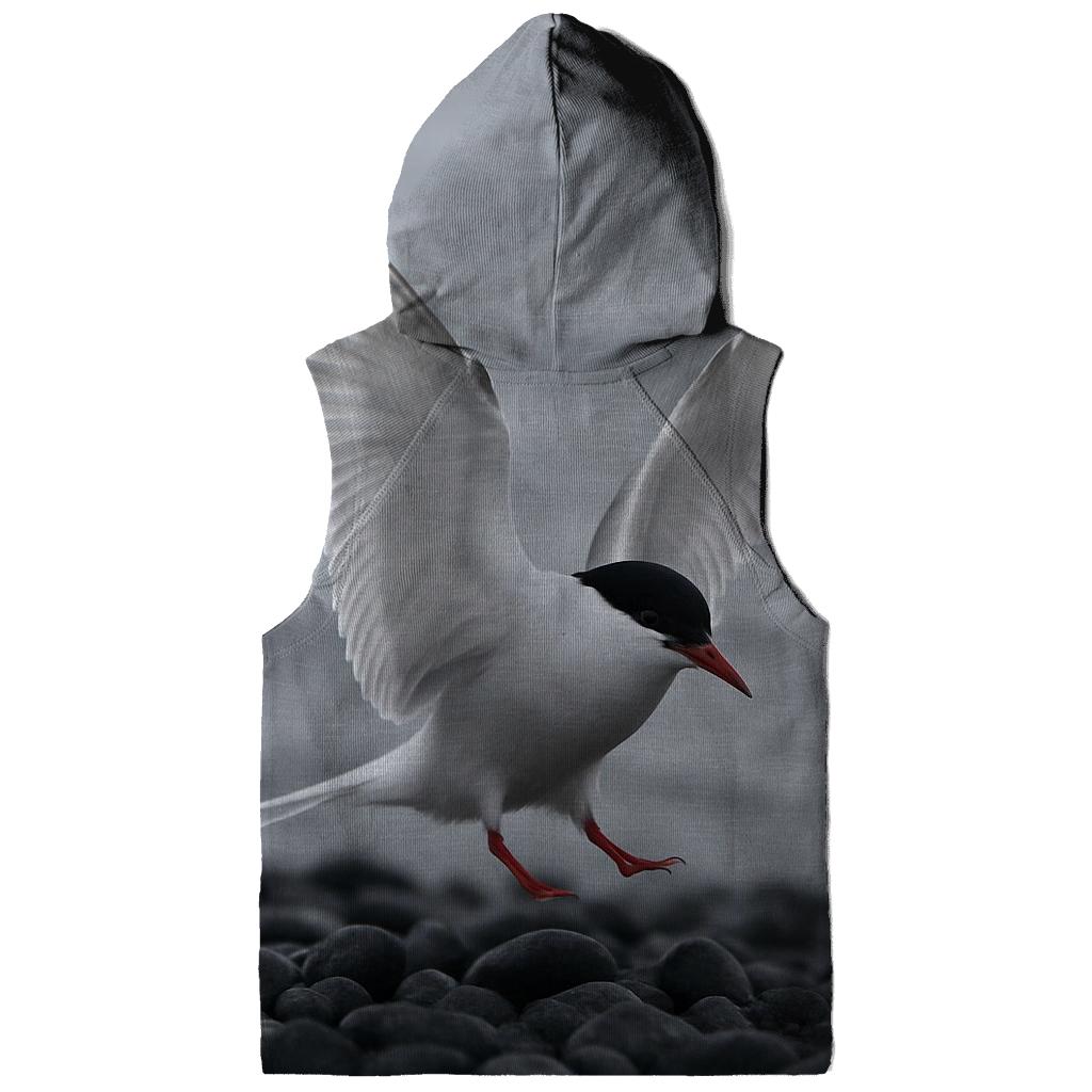 Basalt Runner Arctic Tern printed hoodies