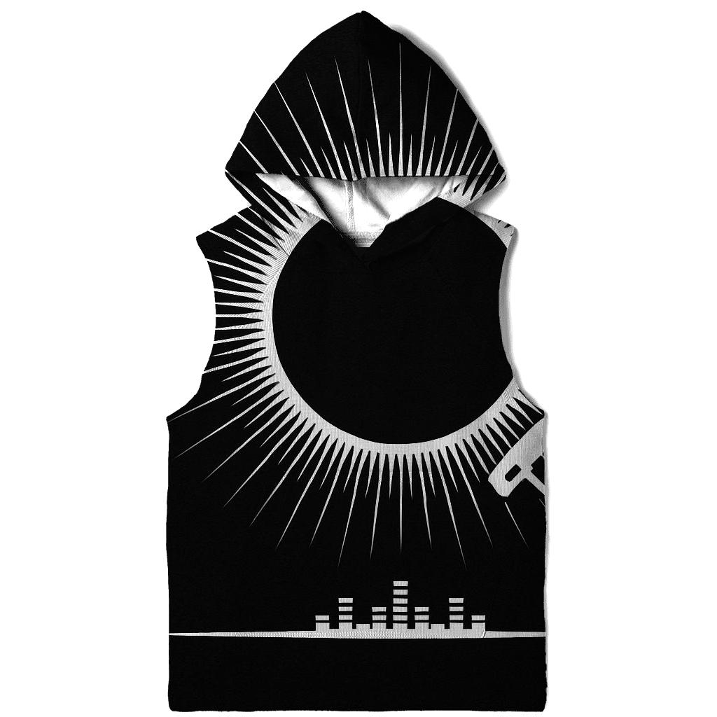 Monochrome Turntable Eclipse zip-up hoodies