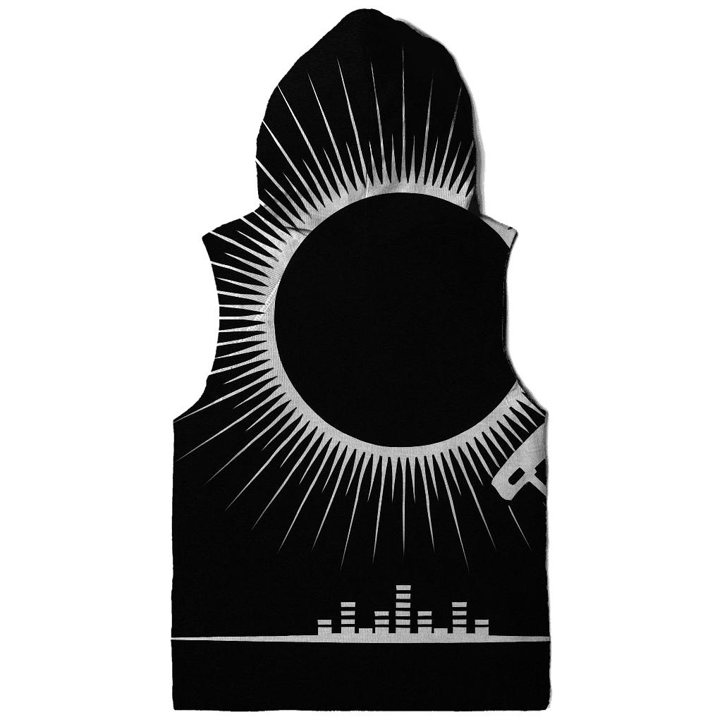 Monochrome Turntable Eclipse zip-up hoodies