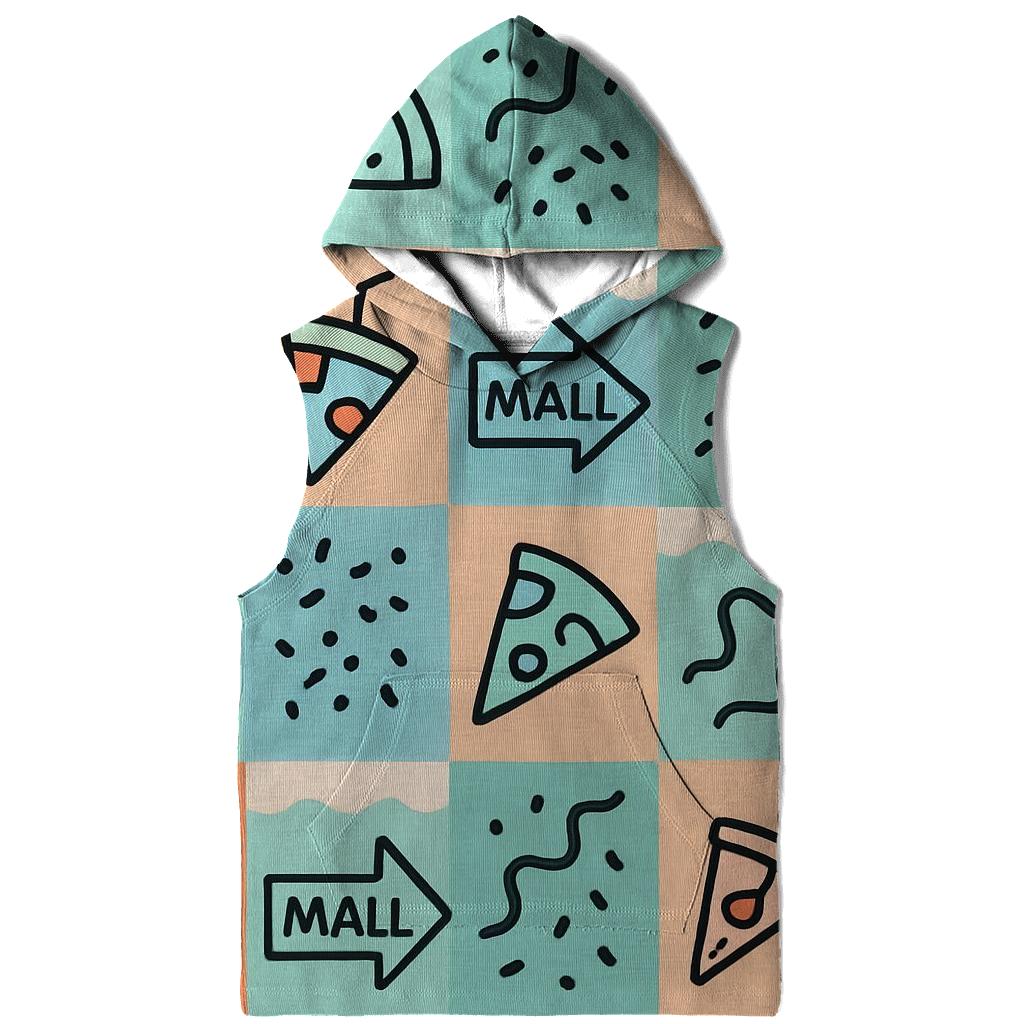 Miami Mall Food Court Tiles premium hoodies