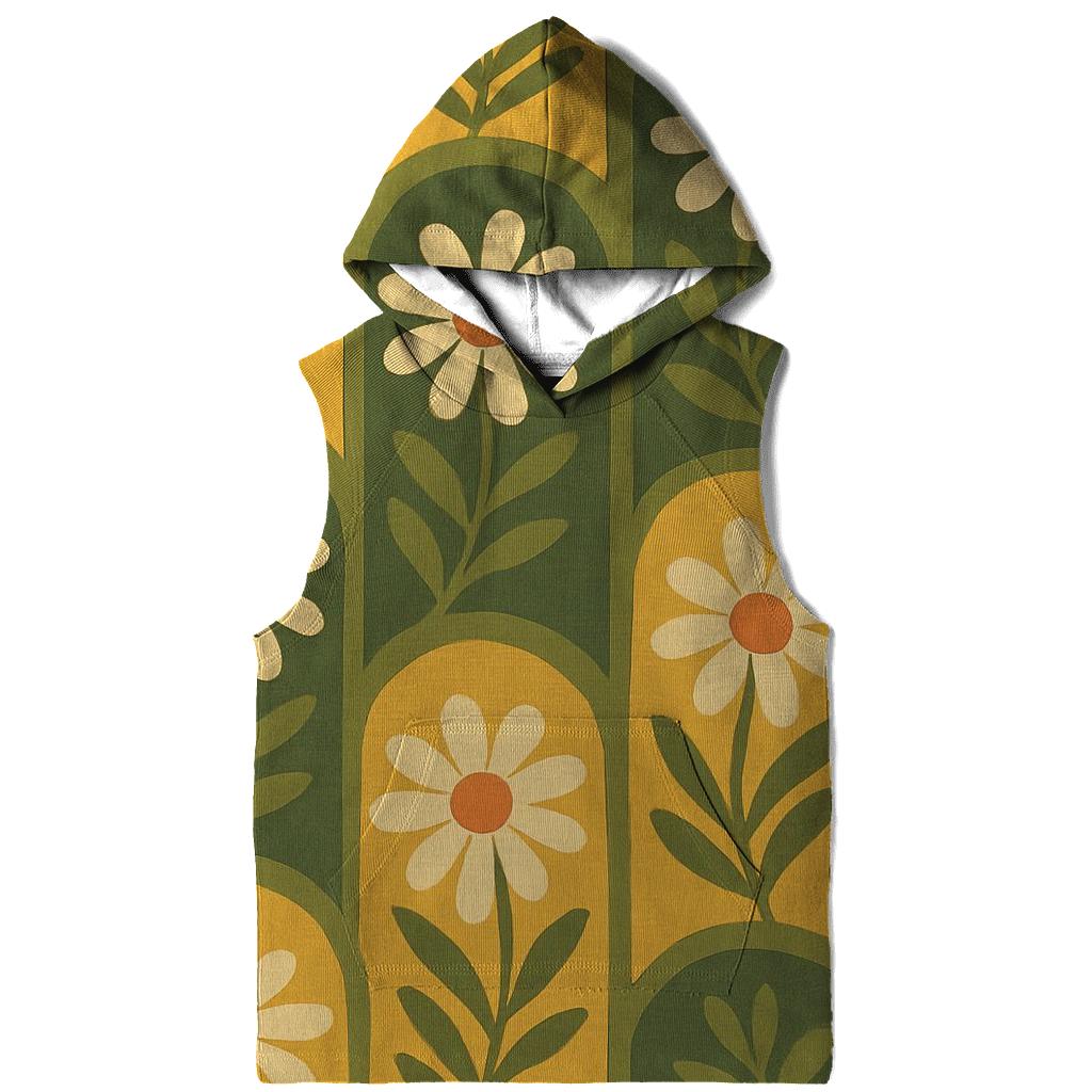 Groovy Botanical Archways printed hoodies