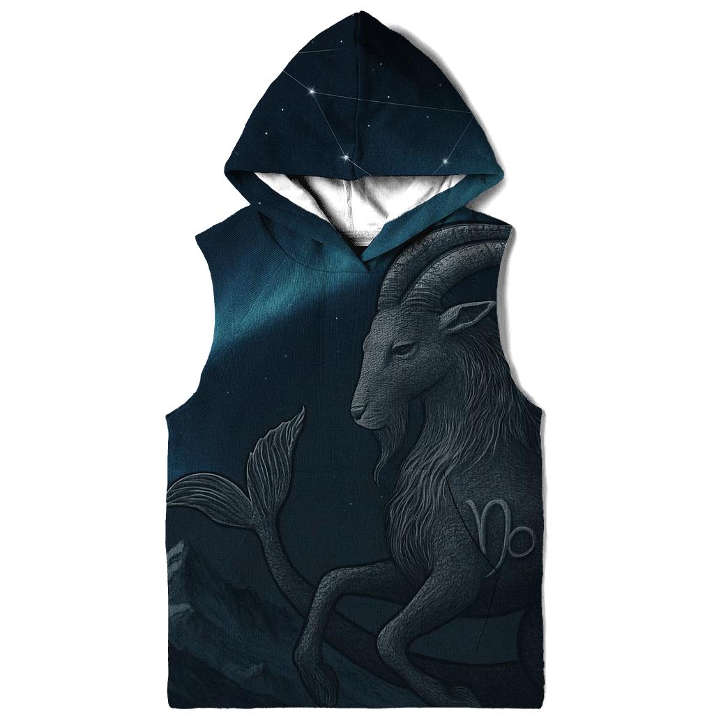 Capricorn Sea Goat Mountain Zodiac Emblem hoodie designs