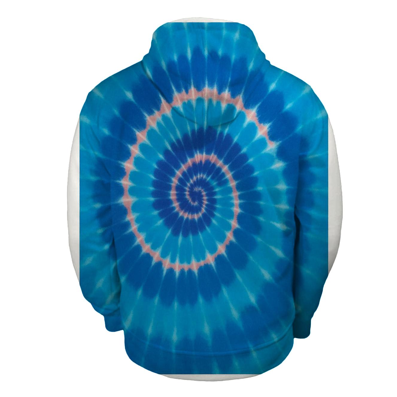 Nebula Spiral Overdye Whirlpool designer hoodies