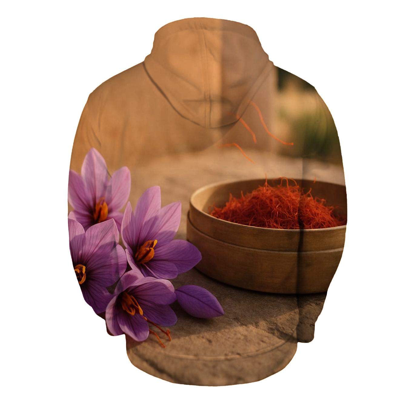 Saffron Crocus Threads On A Drying Sieve custom hoodies