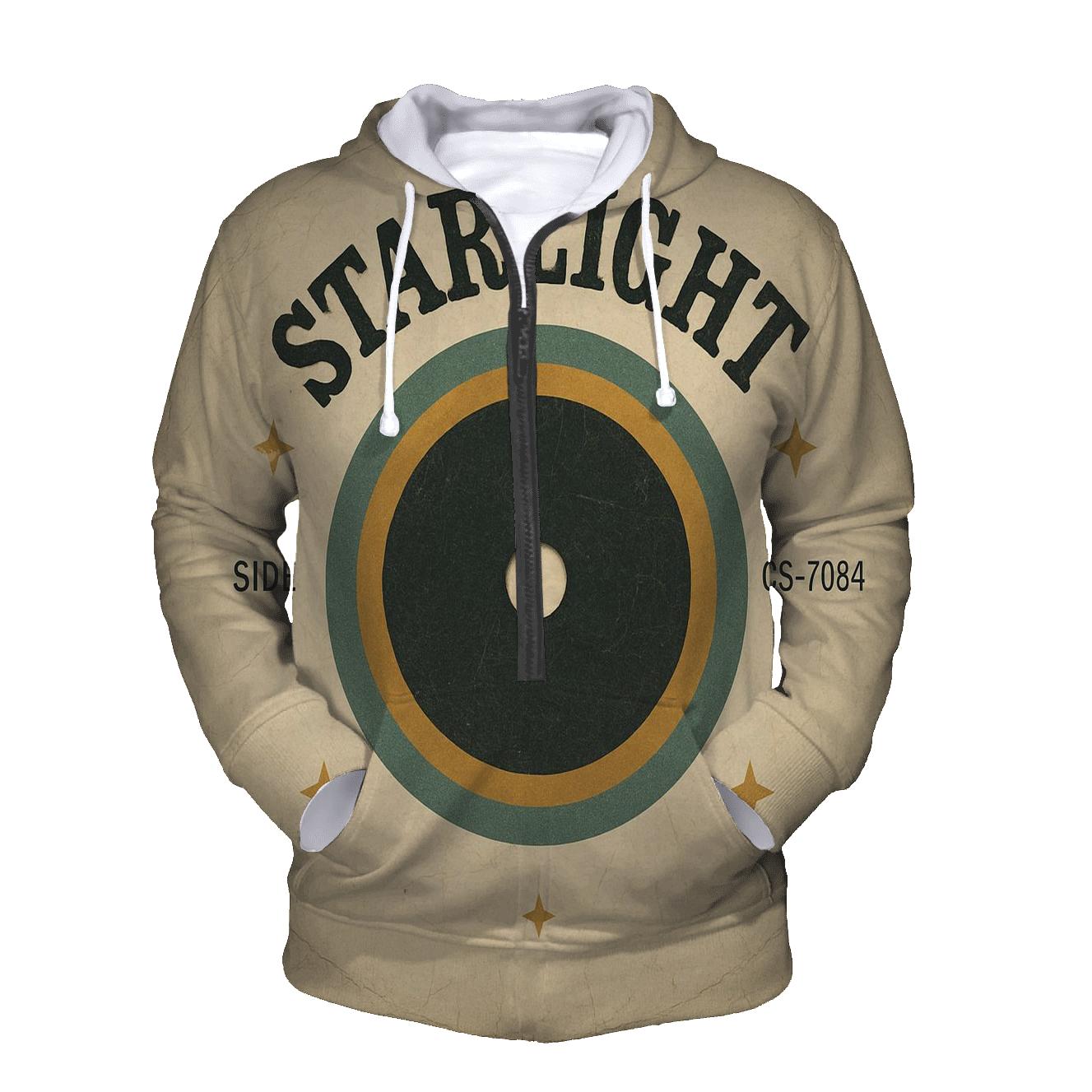 Worn Vinyl Record Stargazer Club Label hoodies fashion