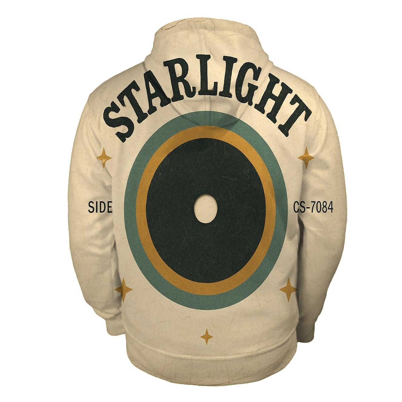 Worn Vinyl Record Stargazer Club Label hoodies fashion