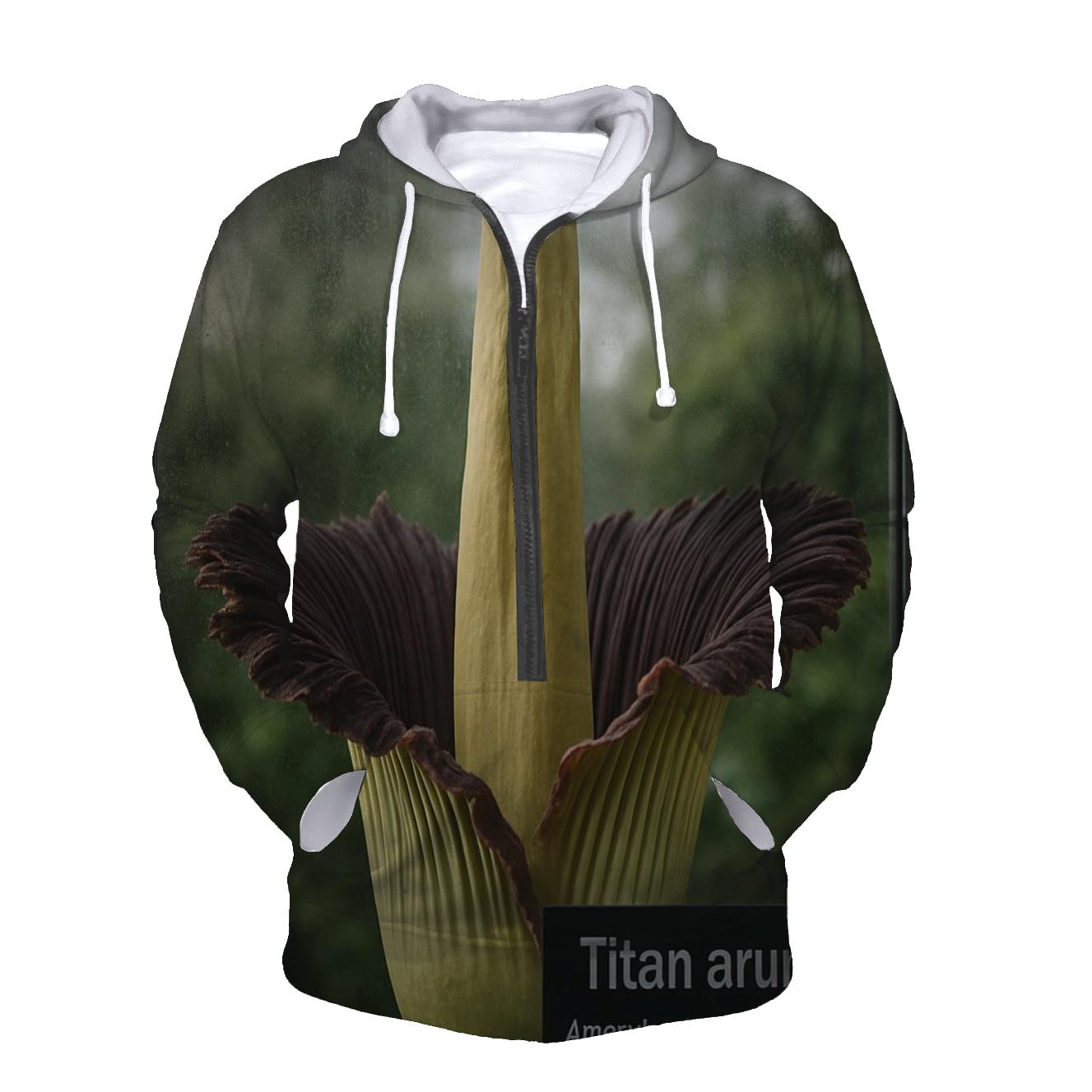 Titan Arum Bloom Window In A Botanical Conservatory lightweight hoodies