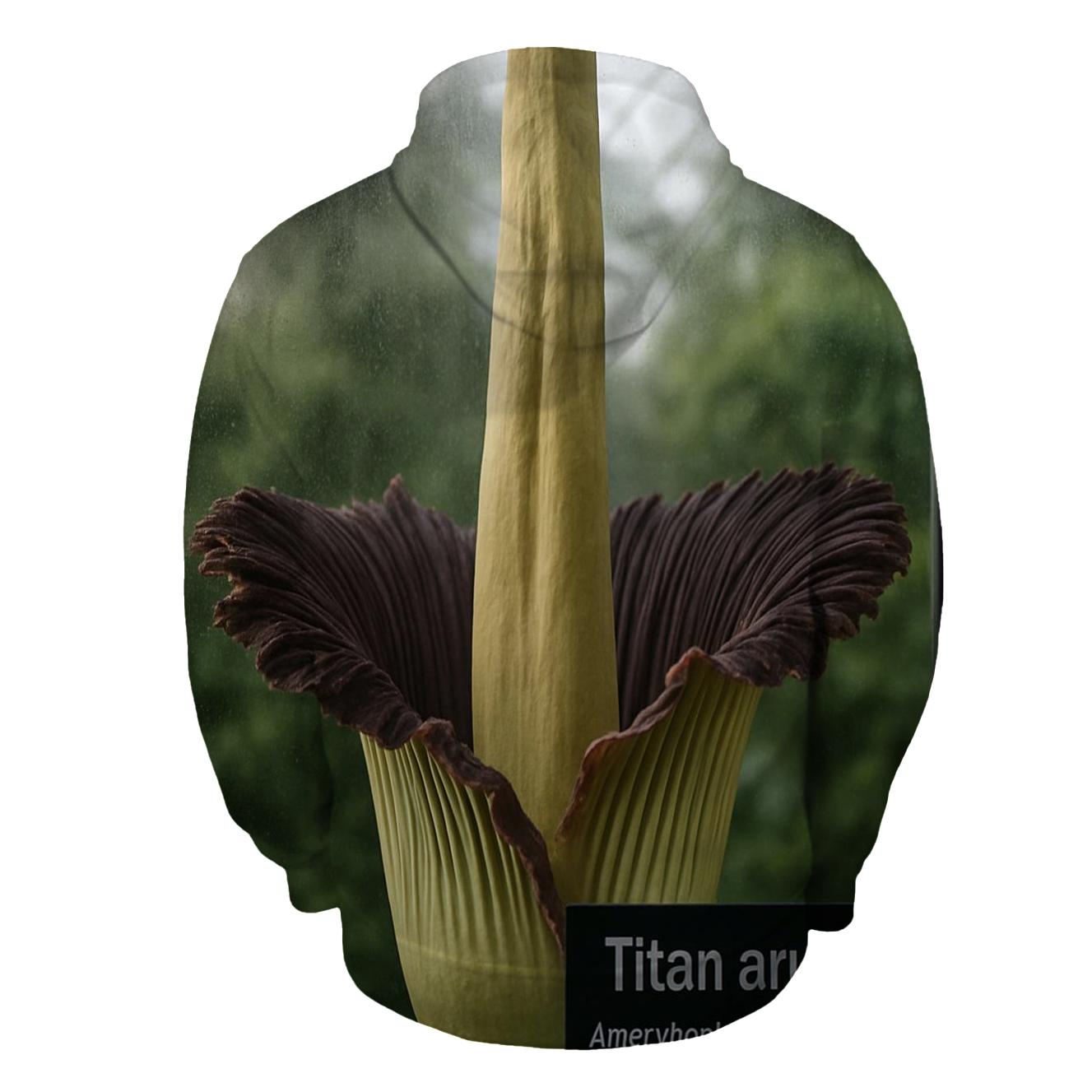 Titan Arum Bloom Window In A Botanical Conservatory lightweight hoodies