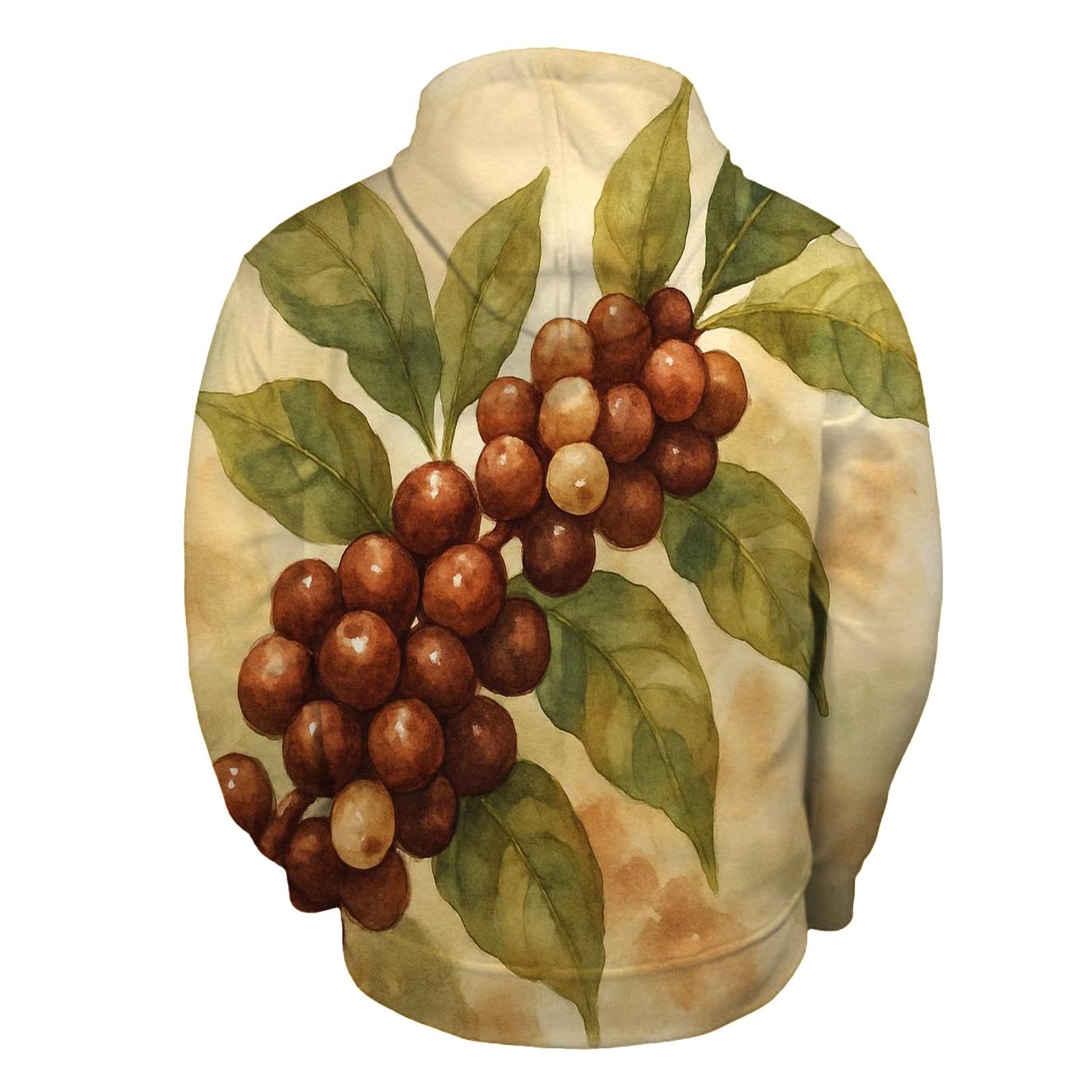 Cherry Canopy Branch embroidered hoodies