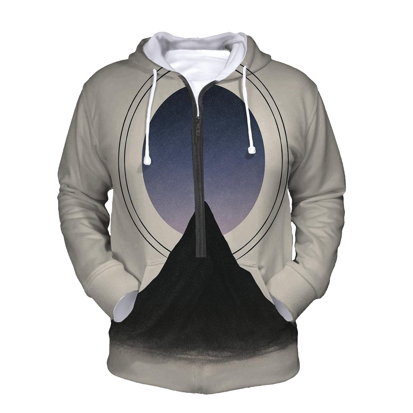 Mountain Silence Geometry hoodie trends