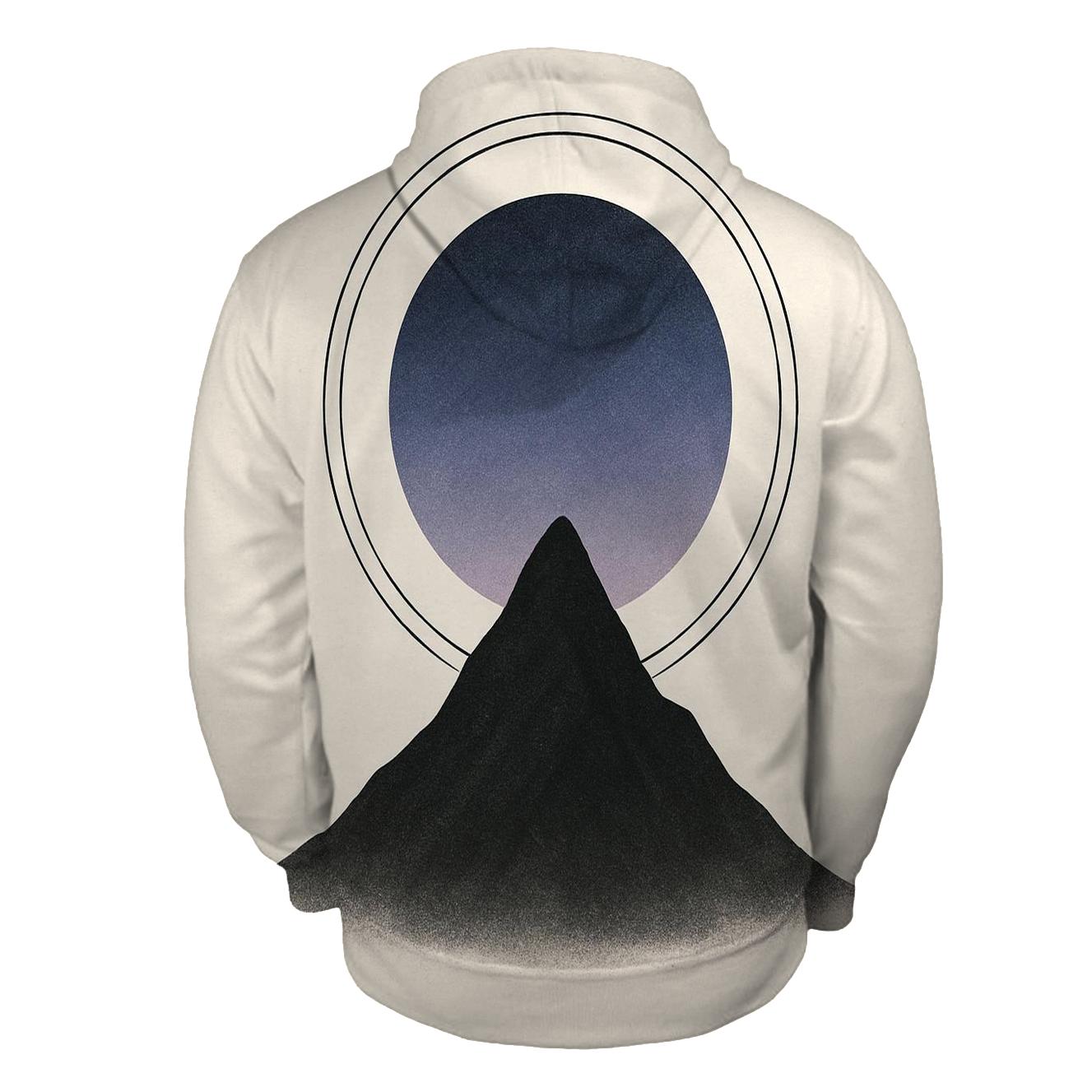 Mountain Silence Geometry hoodie trends