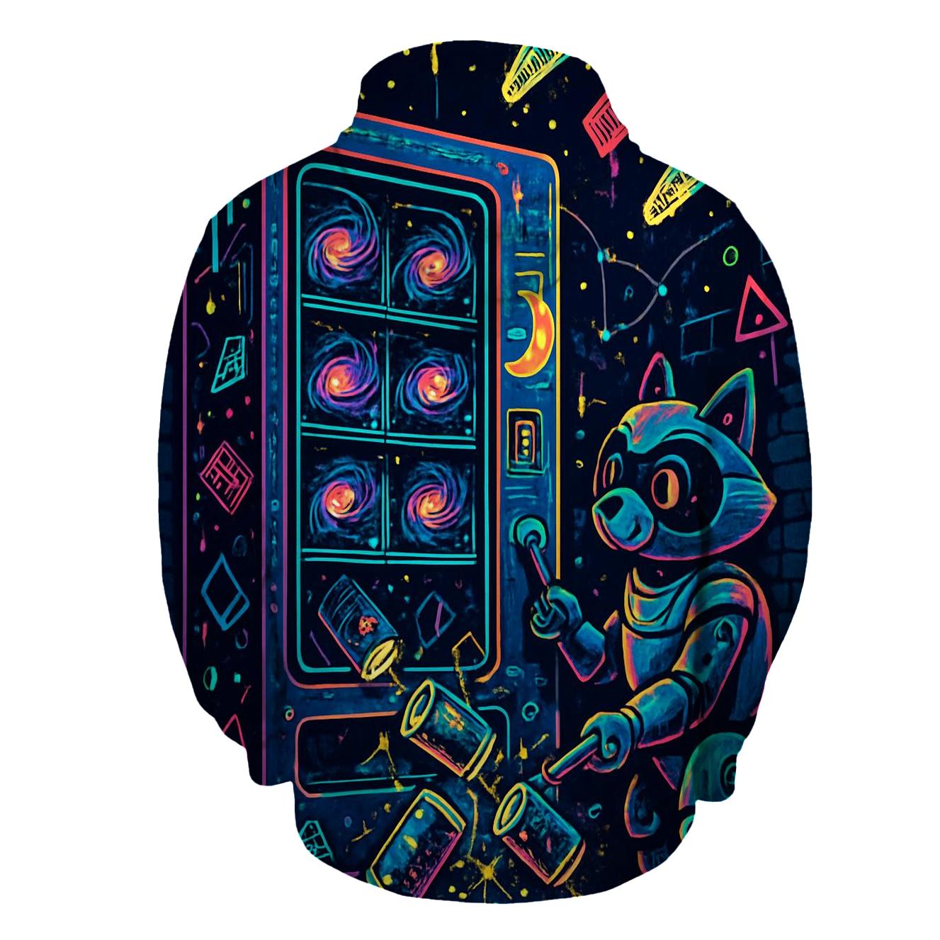 Pocket Universe Vending Machine hoodie designs