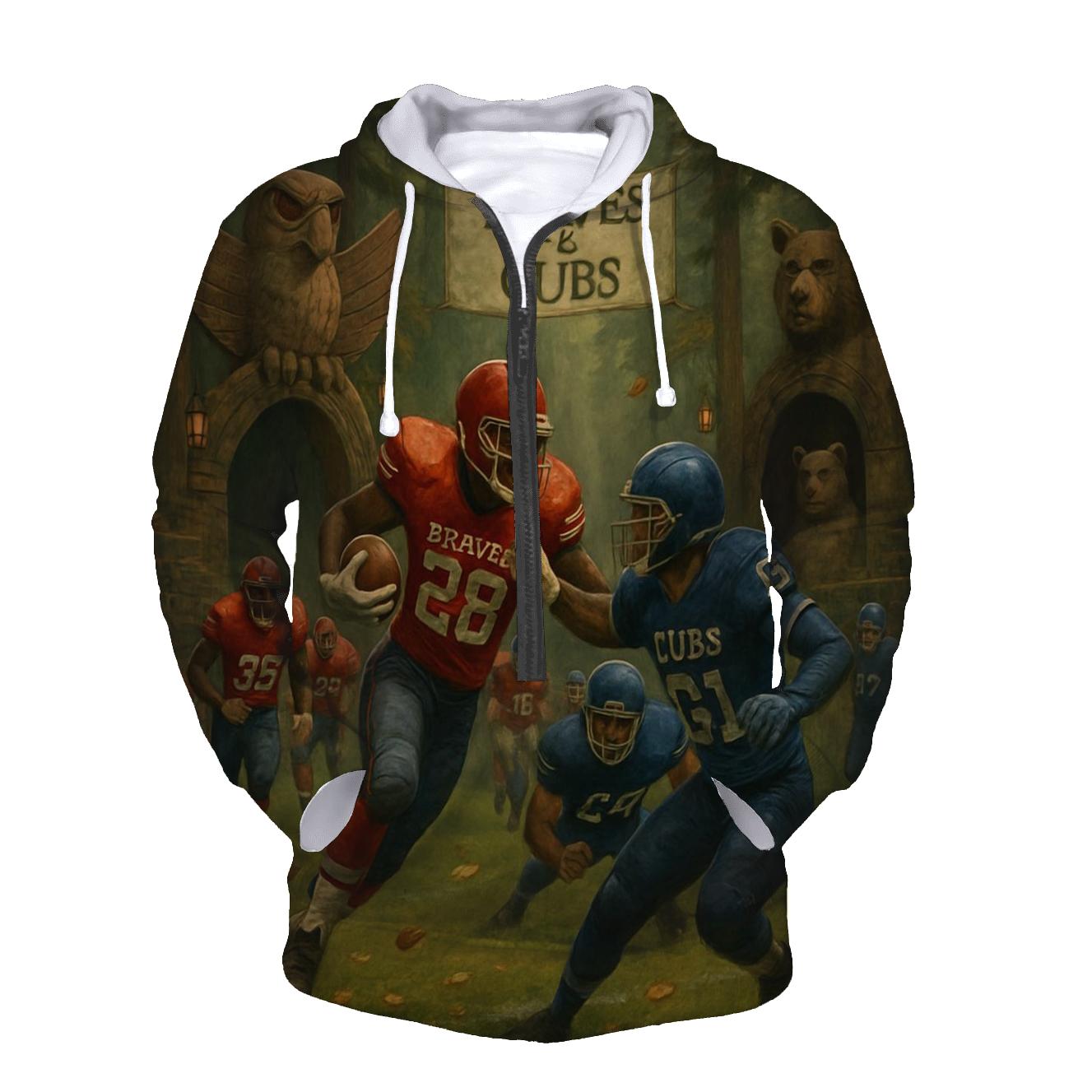 Forest Stadium Totem Battle Braves Versus Cubs designer hoodies
