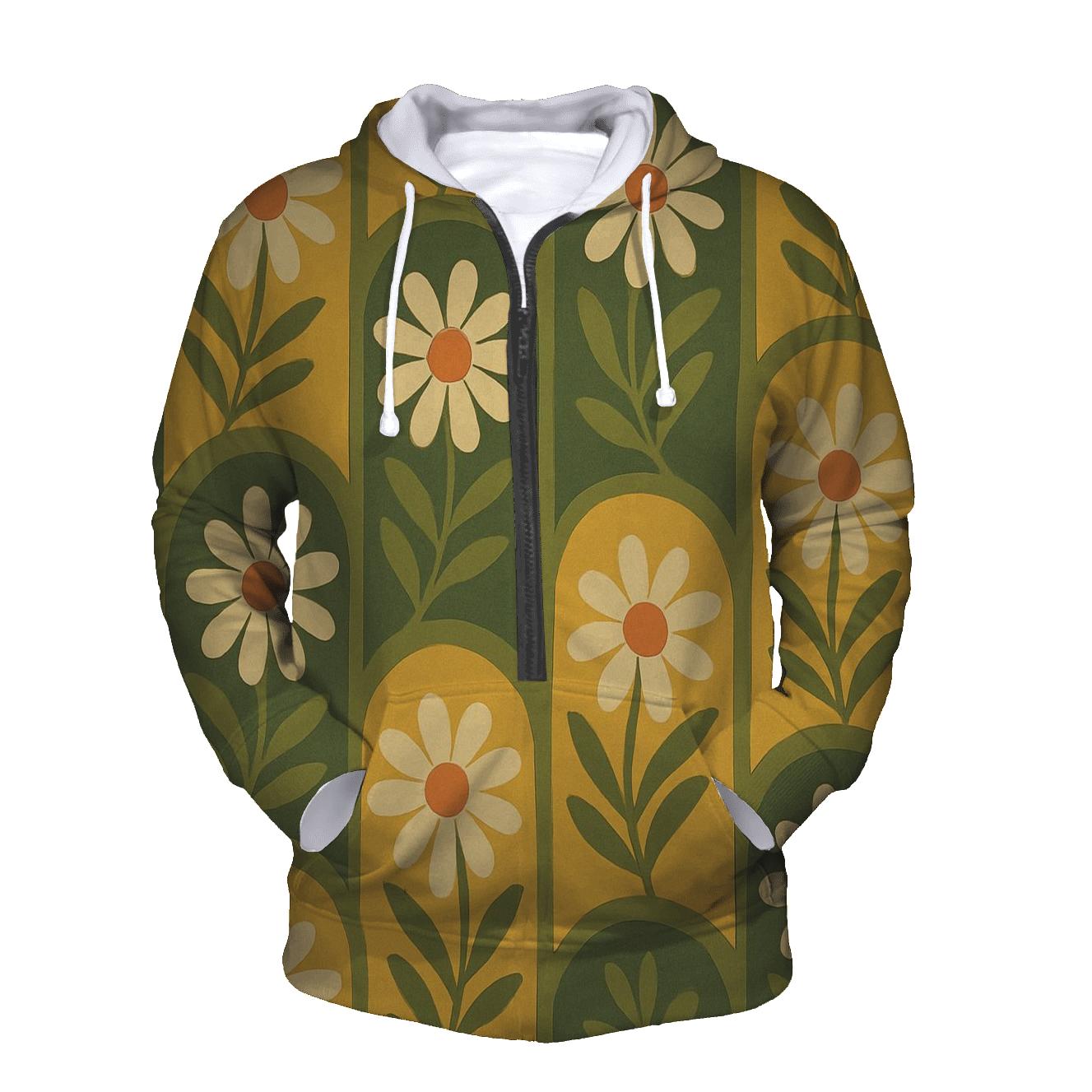 Groovy Botanical Archways custom hoodies