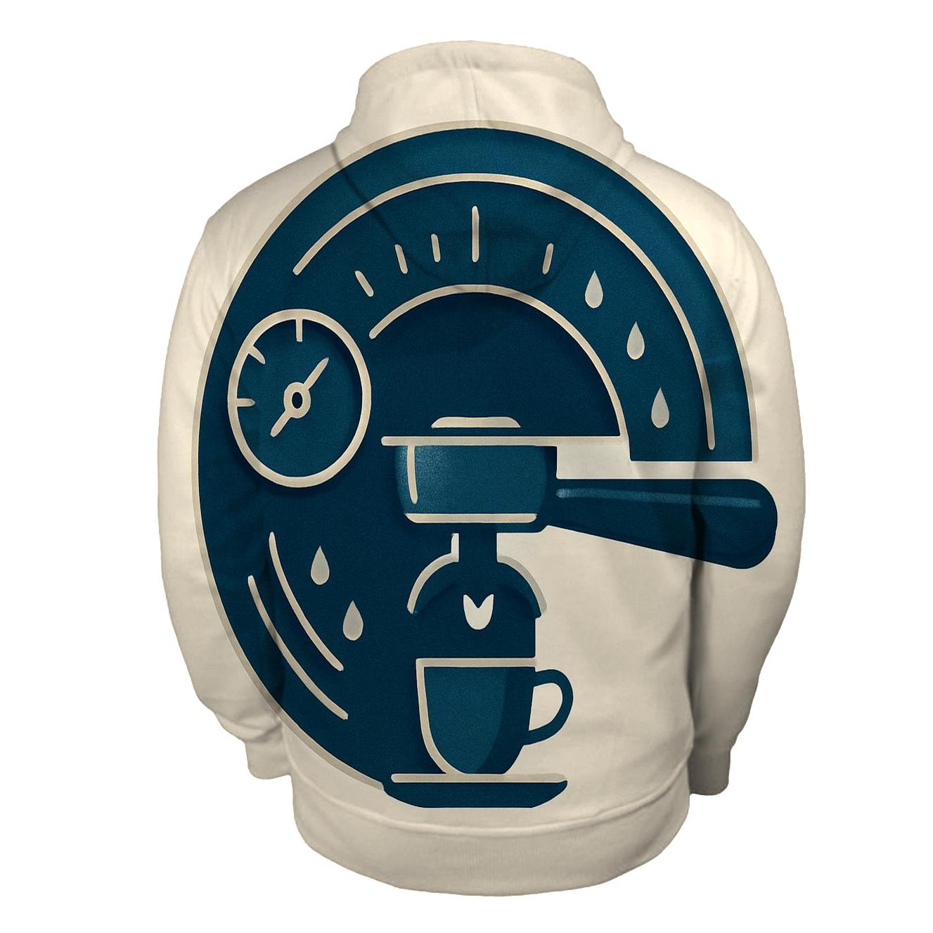 Espresso Arc Mechanica graphic hoodies