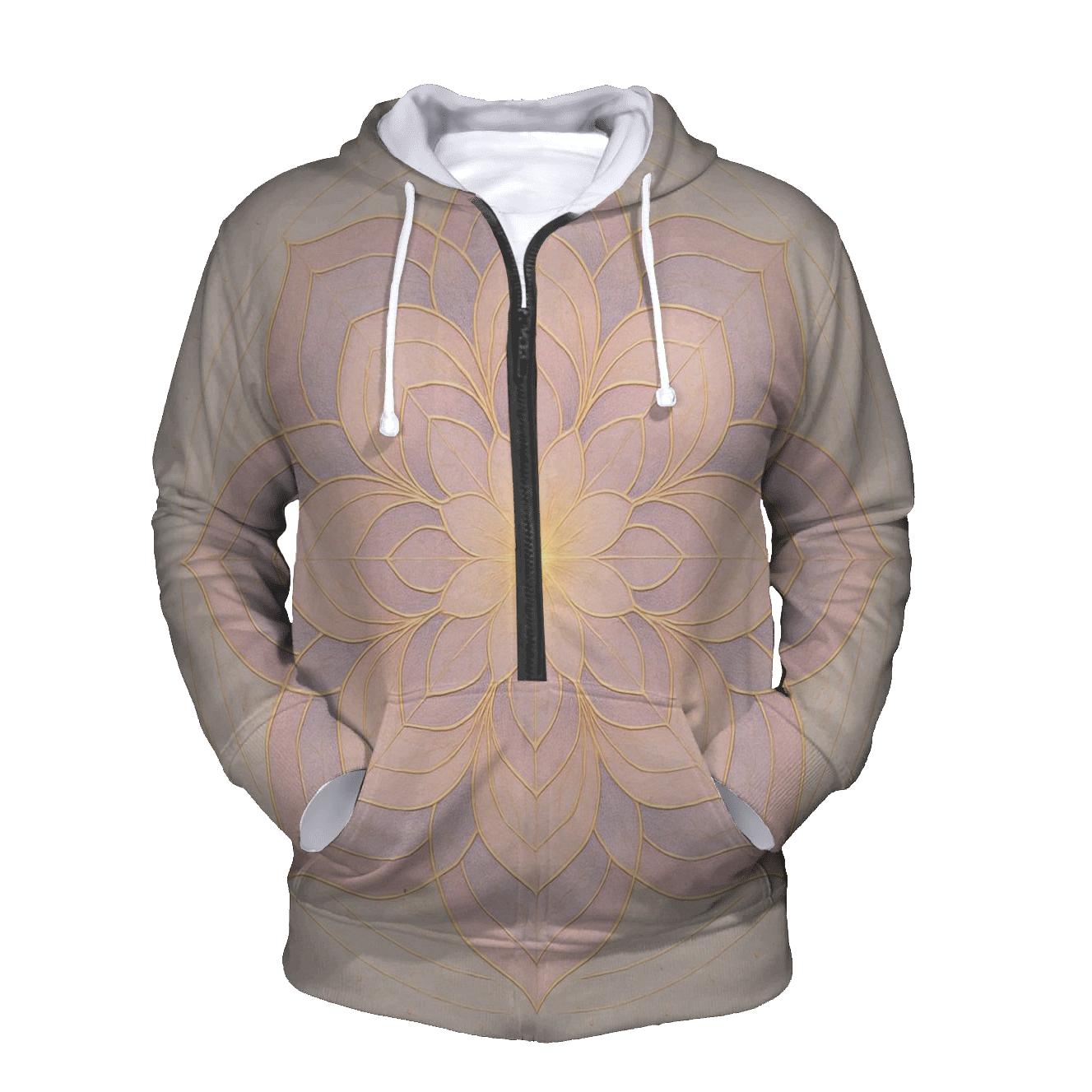 Luminous Breath Mandala hoodies fashion